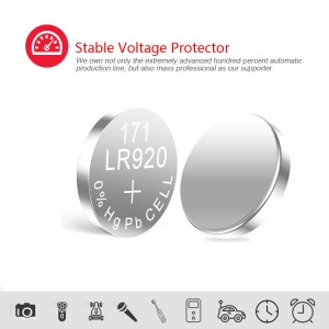 Excellent quality Accell AG6 /Lr920 1.5V Button Battery for Toy Watch