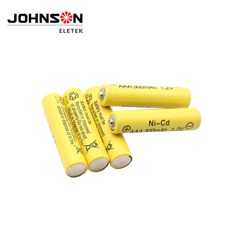 Factory Outlets Nicd 300mah Aaa 1.2v Rechargeable Batteries - AAA Battery NiCd 1.2V Rechargeable Batteries for Garden Landscaping Solar Lights – Johnson