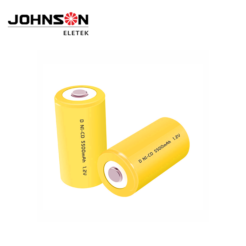 2019 Good Quality Ag13 - Large capacity D Size 5500mAh NiCd Button Top Rechargeable Batteries for power tool – Johnson