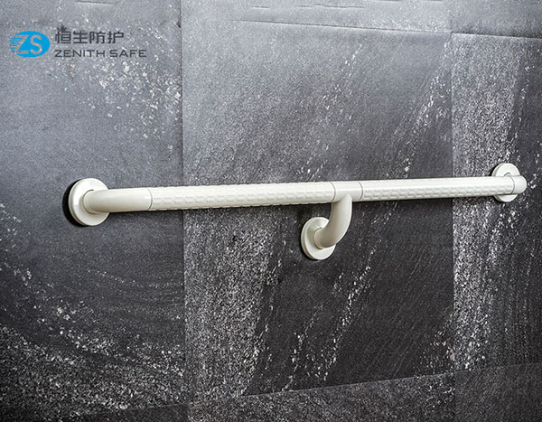 Discount Bathroom Grab Bars For Elderly Manufacturer –  High impack corridor grab bar with bracket  – ZS