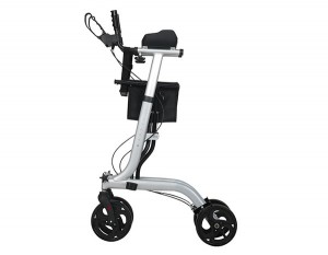 High quality manual walker wheel chair with seat–HS-9137