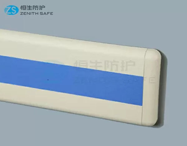 150mm Anti shock PVC and aluminum wall guard for hospital corridor