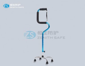 Wholesale Toilet Seat Raiser With Swing Back Arms Manufacturer –  Nonslip walking stick Cane  – ZS