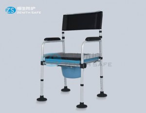 Cheapest Toilet Seat Raiser With Arms Suppliers –  Simple structure modern shape foldable commode chair for disabled  – ZS