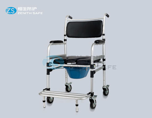 Cheapest Canes And Crutches Factory –  Movable aluminium structure wheelchair commode chair for disabled people  – ZS