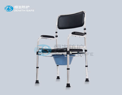 Walk Cane And Crutches Supplier –  Luxury type PU seat muti-function commode chair shower seat  – ZS