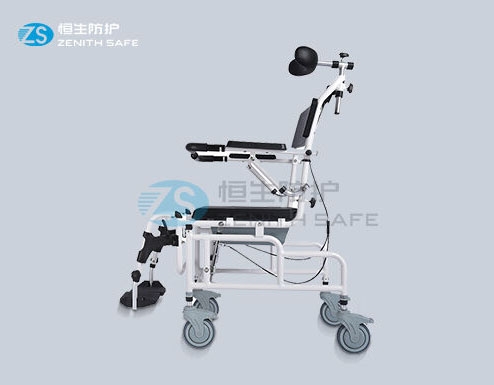 Toilet Booster Seat Raiser Factory –  Portable 55cm width wheelchair muti-function commode chairs  – ZS