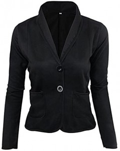 POTO Blazer for Women Ladies Fashion OL Business Blazer Elegant Slim Suit Coat Jacket Work Office Coat