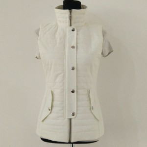 Custom washable puffer vest manufacturer ODM OEM good quality light weight women padded jacket without sleeve