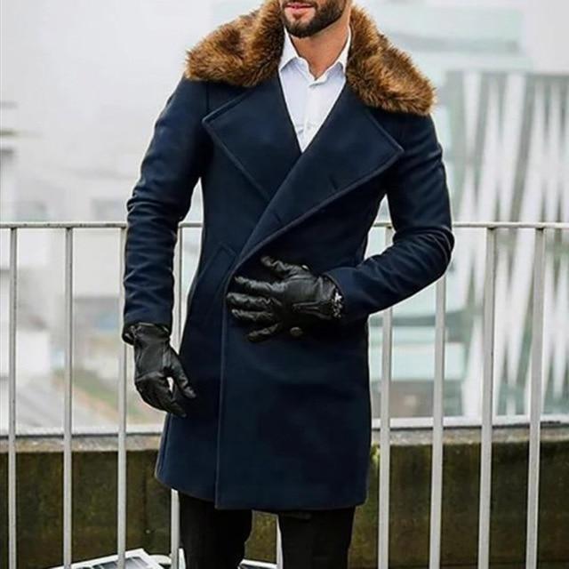 Winter Faux Fur Collar Warm Long Coats (2)