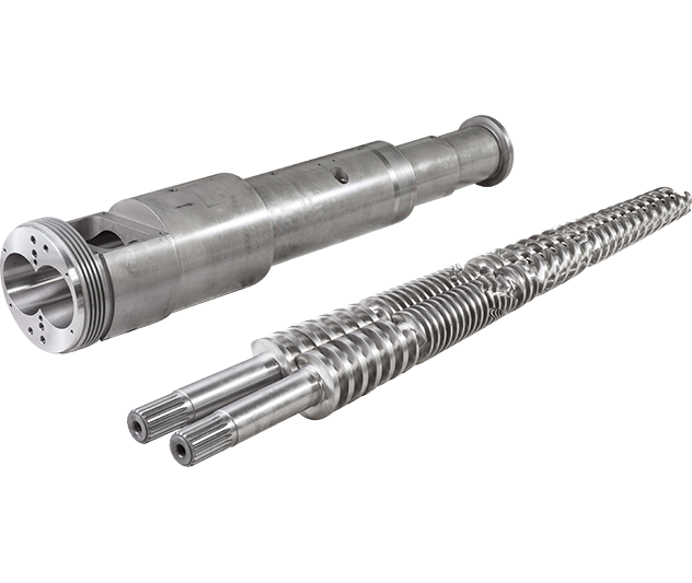 JT screw barrel is committed to the study of SPC, stone plastic material properties, the development of high efficiency wear-resistant special screw barrel, to meet the needs of customers at home and abroad.