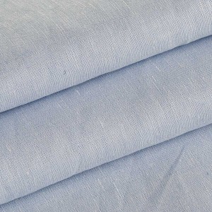 Pure linen fabric yarn dyed for shirts
