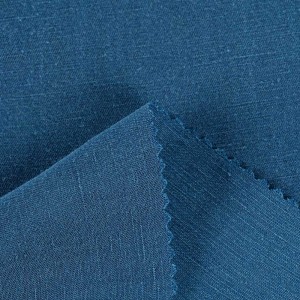 Soft feeling tencel linen blended fabric for clothing