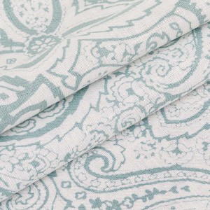 Organic printed linen fabric for men’s shirts