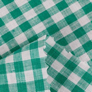 Customized yarn dyed fabric eco-friendly and breathable for shirts