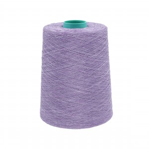 Melange 100％ linen yarn for weaving high quality linen fabric