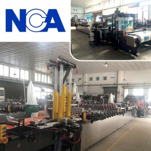NCA600SKW Three-side Seal Bag Making and Handle Pressing Machine