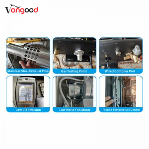 On Demand Indoor Installation Instant Tankless Gas Water Heater