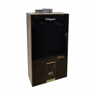 High reputation with Digital Display White / Gold Cover Panel Constant Instant Gas Water Heater