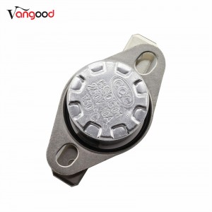 Bottom price China Factory Supplied Temperature Adjustable Bimetal Kst Thermostat Switch
