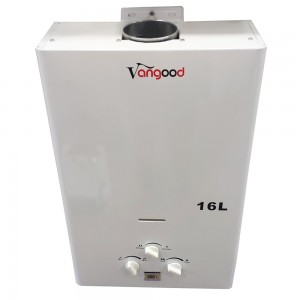 16 Liter Bathroom Gas Hot Water Heater LCD Digital Display