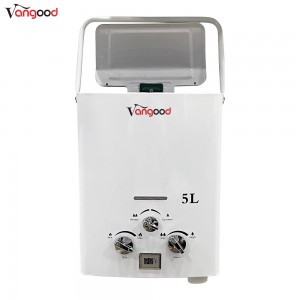 2019 High quality Newest 6L Portable Wall Mount Boiler Camping Outdoor Tankless Instantaneous Gas Water Heater