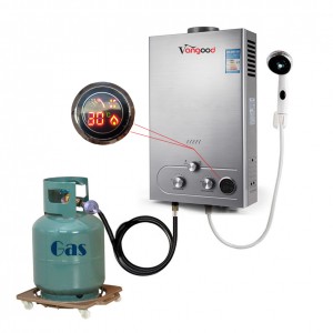 New Fashion Design for Factory Price 24L Natural Gas Tankless Water Heater Water Heater Outdoor Gas Water Heater