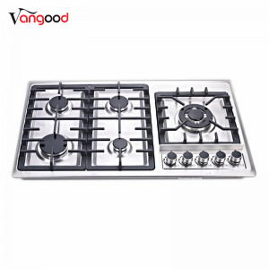 Kitchen Home Appliance 5 Burner Gas Hob with St...
