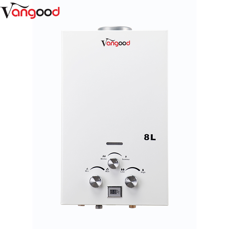 New Fashion Design for Multipoint Water Heater - Shower Safe Gas Hot Water Heater Flueless Battery Powered Ignition – Vangood