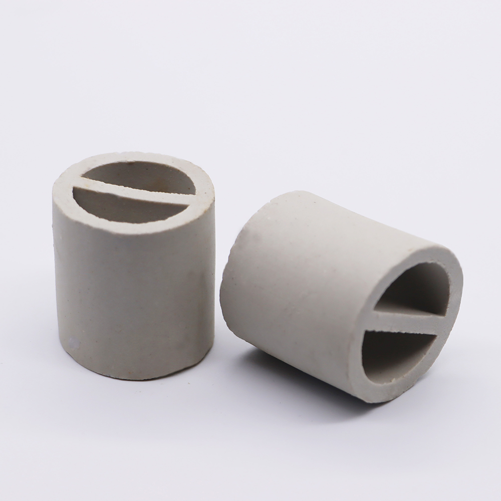 China Wholesale Ceramic Saddles Tower Packing Manufacturers Suppliers –  Ceramic Mini Lessing Ring Tower Packing  – Zhongtai