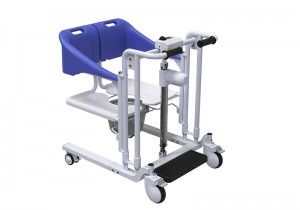 Többfunkciós nagy teherbírású betegemelő gép elektromos emelőszék Zuowei ZW365D 51 cm extra ülésszélesség