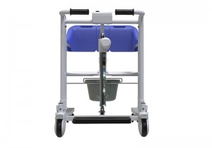 Multifunktionale Hochleistungs-Patientenlift-Transfermaschine Elektrischer Liftstuhl Zuowei ZW365D 51 cm zusätzliche Sitzbreite