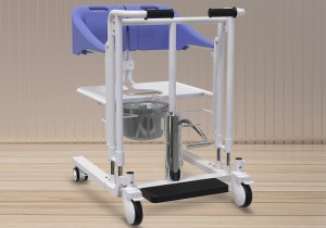 Máquina de transferencia de elevación de pacientes, silla elevadora hidráulica multifuncional, ZW302-2 Zuowei, 51cm de ancho adicional