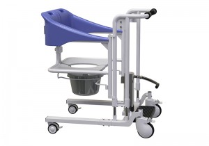Máy nâng bệnh nhân hạng nặng đa chức năng Ghế nâng thủy lực Zuowei ZW302-2 Chiều rộng ghế phụ thêm 51cm