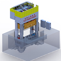 د فلزي ژور انځور کولو هیدرولیک پریس ماشین