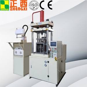 Metallpulverdannende hydraulisk presse