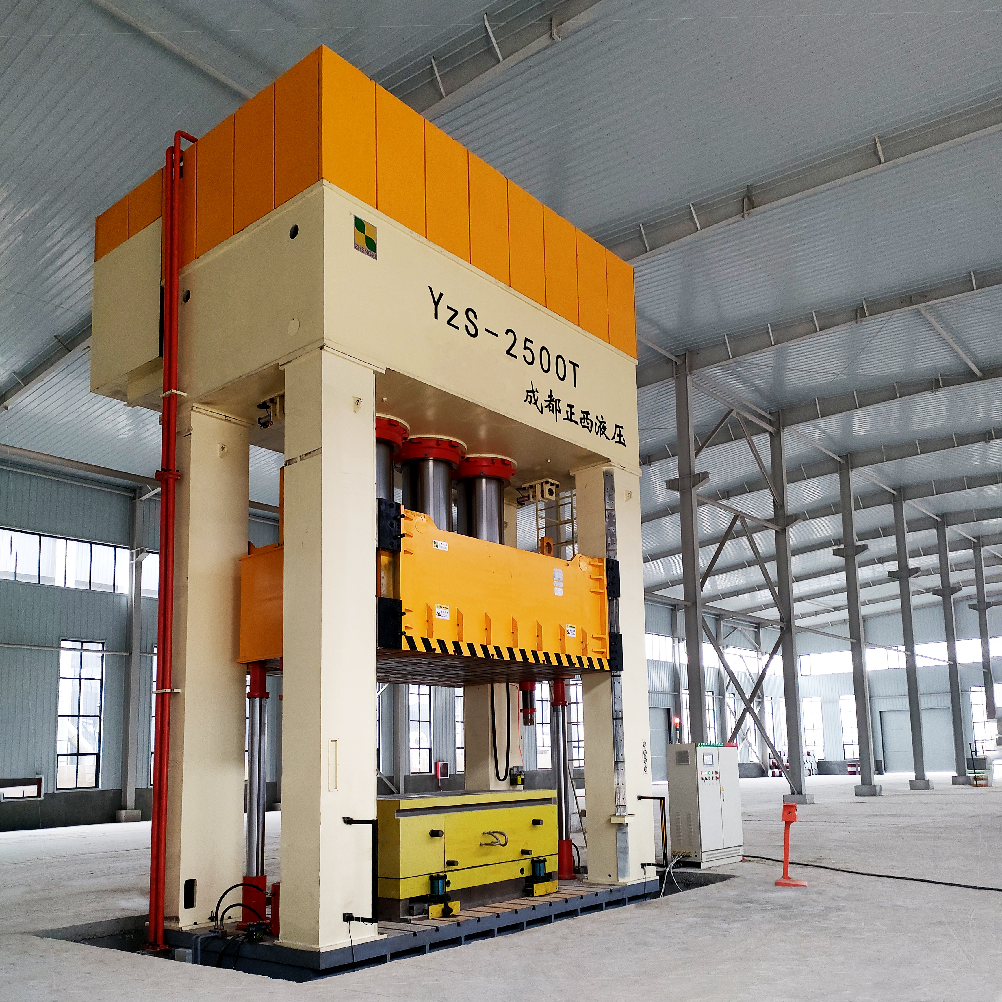 Factory wholesale Composite Board Wood Punching Machine - 2500T H-frame Hydraulic Press For Composites SMC/BMC/GRP/FRP/GMT Molding  – Zhengxi