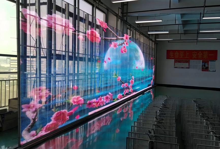 What is the role of transparent LED screens in the field of cultural tourism?