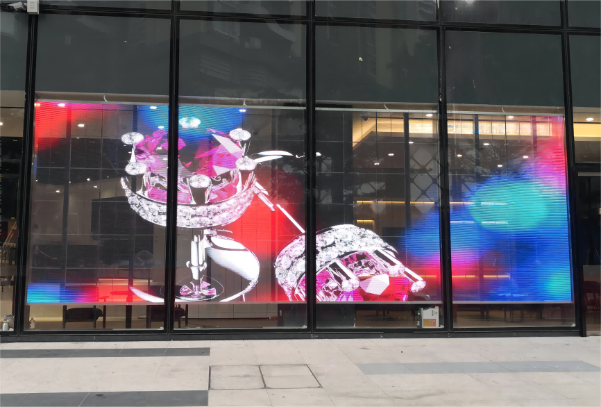 The Application of Transparent LED Screen in The Window