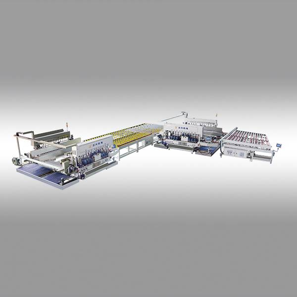 2020 wholesale price Glass Straight-Line Double Round Edging Machine - double edging line  high speed super glass finish T transfer table – Zhengxing