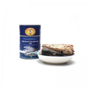 Factory best selling Canned Button Whole Mushroom - Canned Mackerel in natural oil – Excellent Company