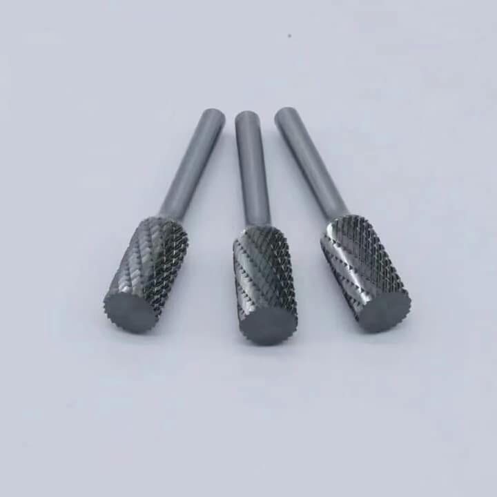 Different shapes standard size tungsten carbide rotary burrs cutter with Stock