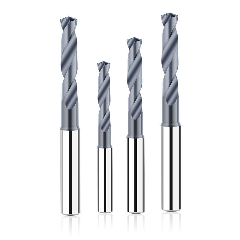 Metal Working Tools Tungsten Solid Carbide Drill Bits 3D 5D Twist Drills Bits 2 Flutes with Coating