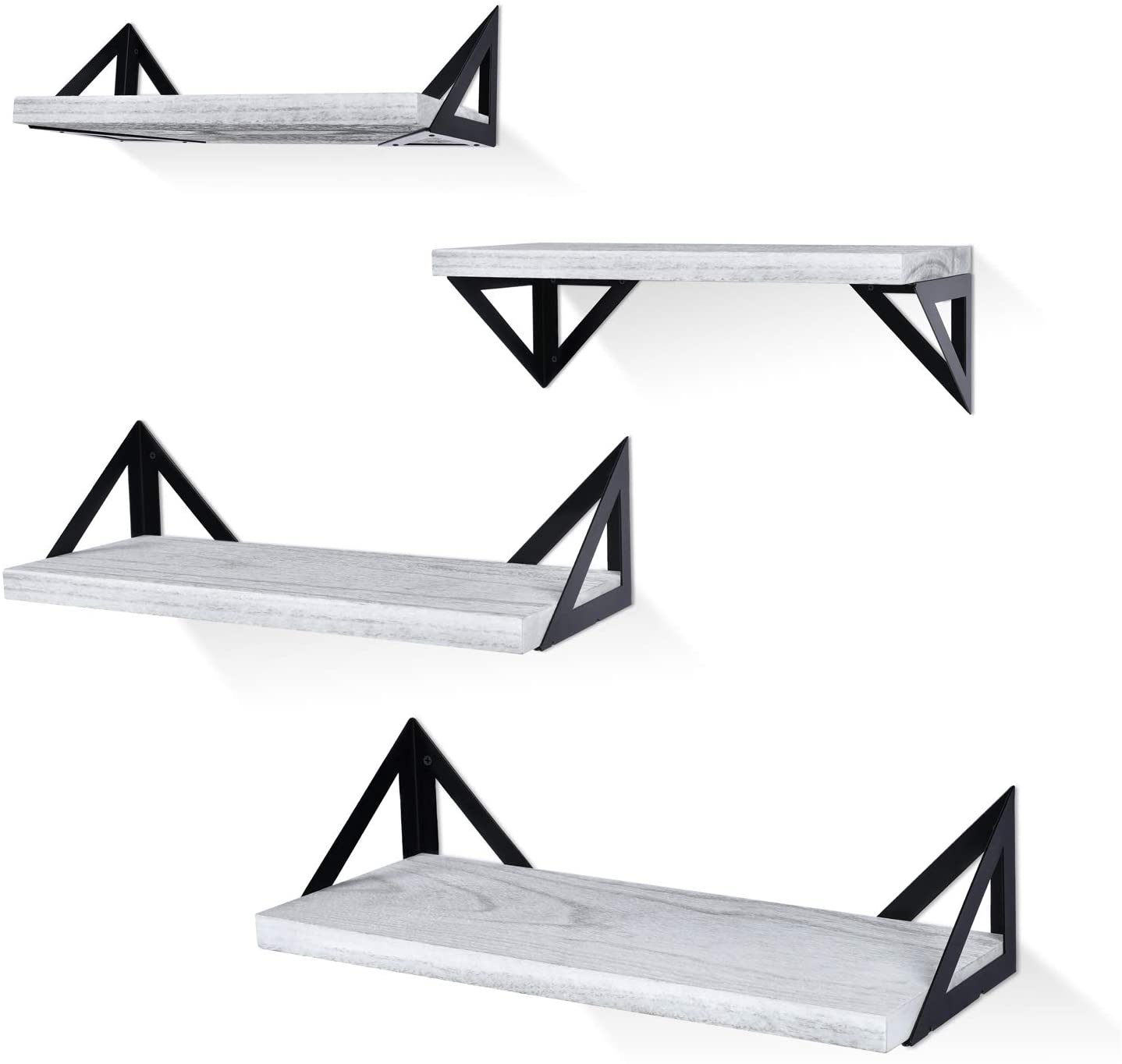 Decorative Wall Shelf Iron Right Custom Triangle Supports Shelving 90 Degree L Shaped Angle Metal Wall Mounting Shelf Brackets Featured Image