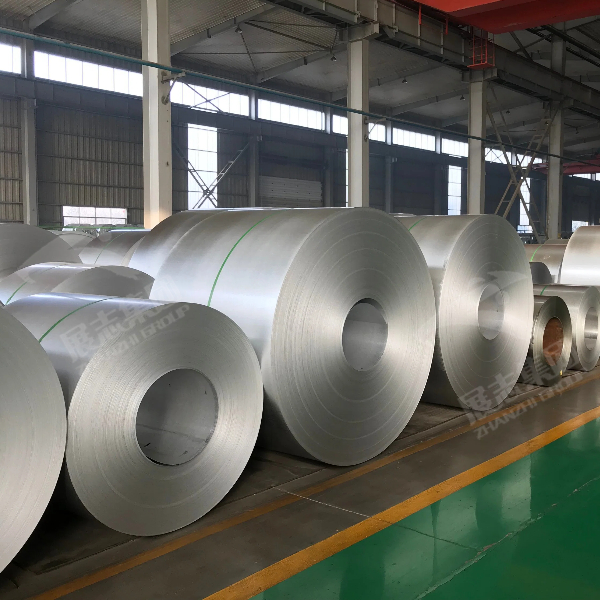 What is the anti-corrosion performance and service life of galvalume steel coils?