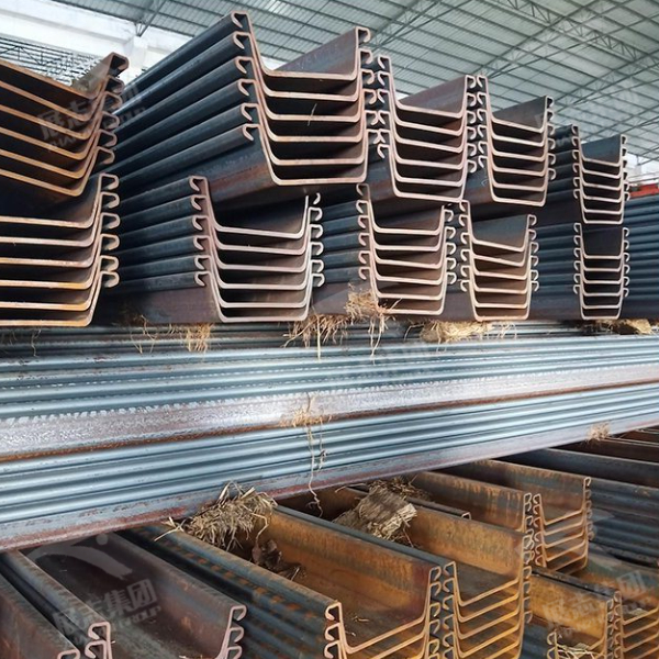What are the applications of hot-rolled steel sheet piles in subway tunnel construction?