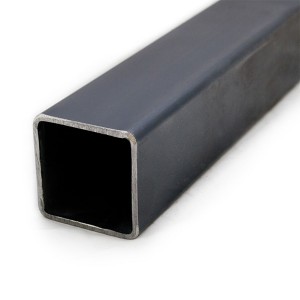 Ordinary Discount Gi Rectangular Pipe - Black Square Steel Pipe For Furniture – Zhanzhi