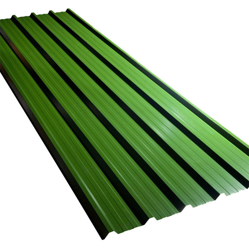 Green Color Aluzinc Coated Steel roofing Sheet for Peru Featured Image