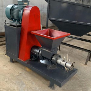 Small Scale Durable Smokeless Biofuel Padddy Husk Rucehusk Briquettes Machine