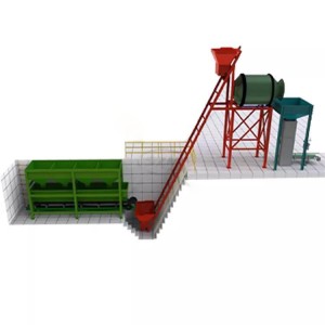 Animal manures fertilizer pellet production line /organic fertilizer granulator production line